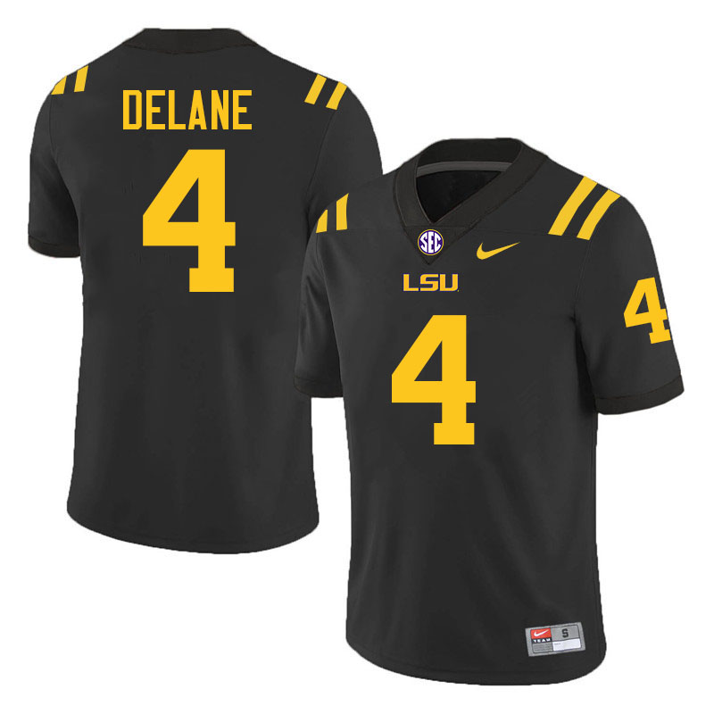 #4 Mansoor Delane LSU Tigers Jersey,Louisiana State University Tigers Football Jersey-Black